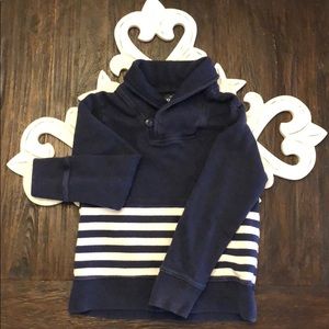 Boys long sleeved pullover cardigan